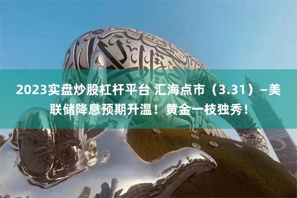 2023实盘炒股杠杆平台 汇海点市（3.31）—美联储降息预期升温！黄金一枝独秀！