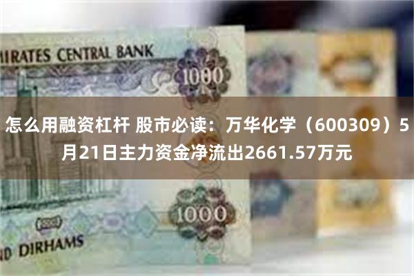 怎么用融资杠杆 股市必读：万华化学（600309）5月21日主力资金净流出2661.57万元